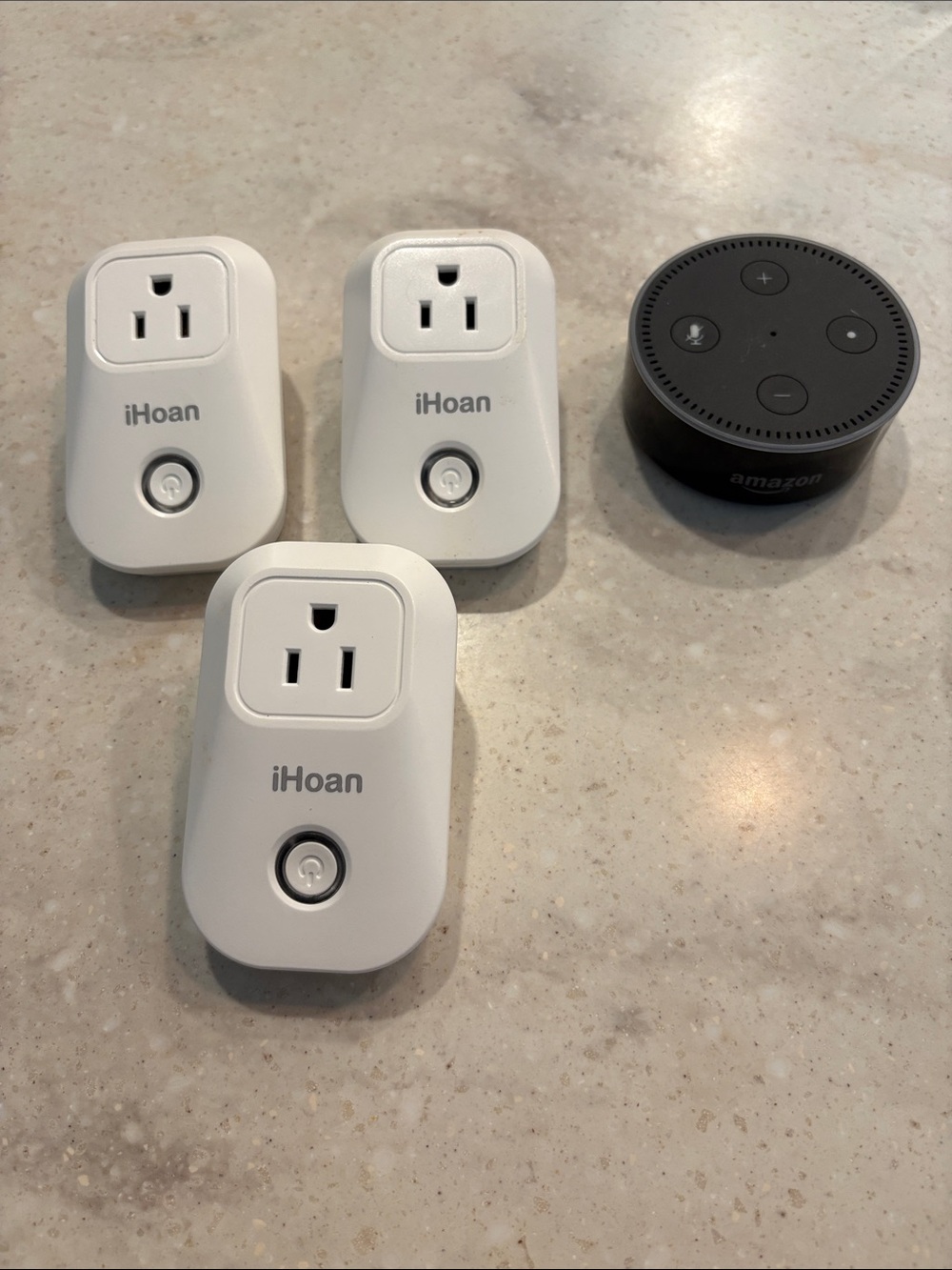 Amazon Alexa with compatible wall plugs (set of 3)